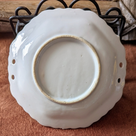 Asian Blue White Tree & Sun Vintage Collectible Plate - Picture 7 of 11